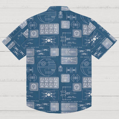 Space Fleet Geek Hawaiian Shirt