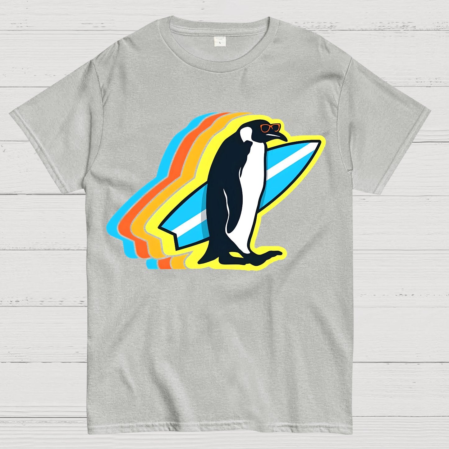 Surf Antarctica Geek T-Shirt