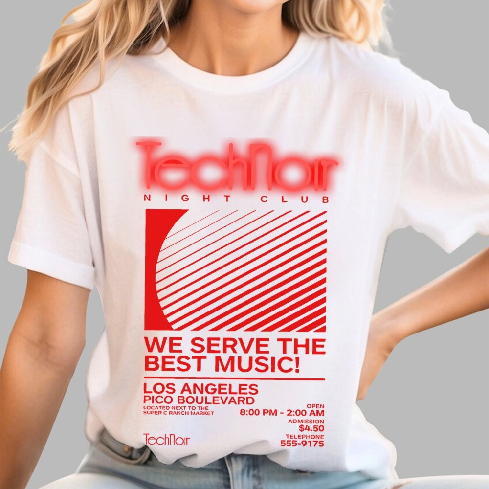 Technoir NIGHTCLUB Unisex Geek T-Shirt