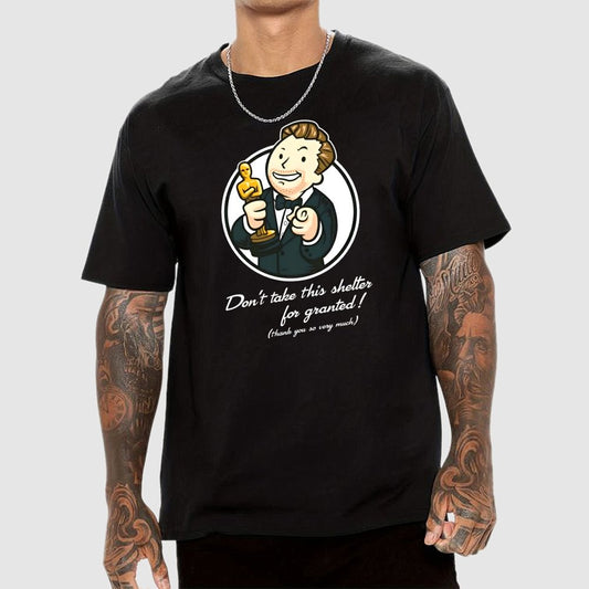 Black Cat Under The Sakura Geek T-Shirt