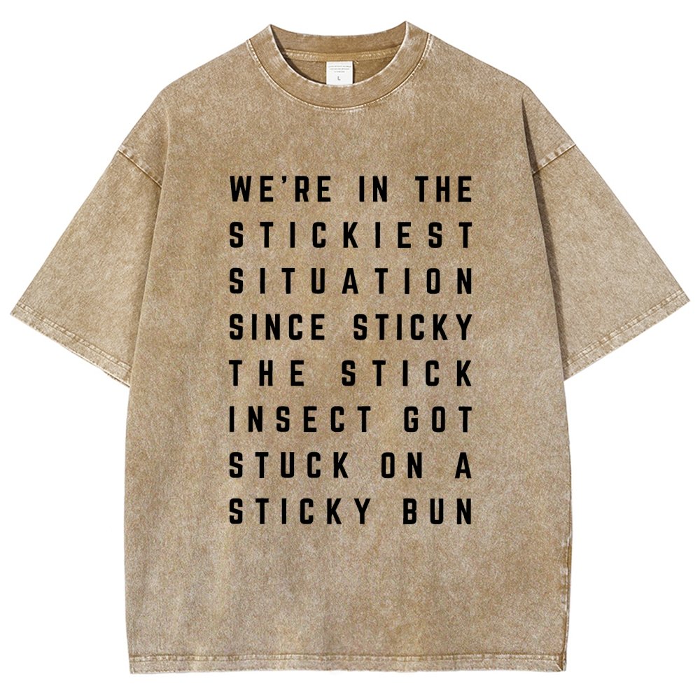 Sticky Situation Vintage Distressed T-shirt