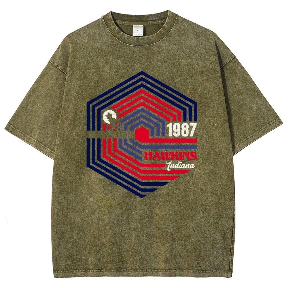 Stranger 87 Vintage Distressed T-shirt