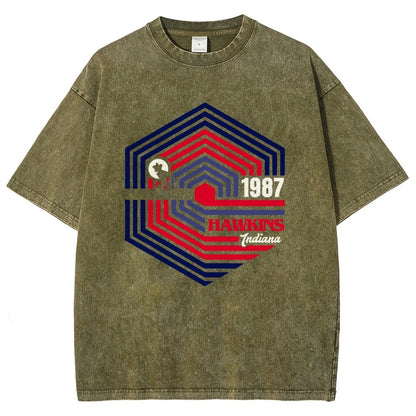 Stranger 87 Vintage Distressed T-shirt