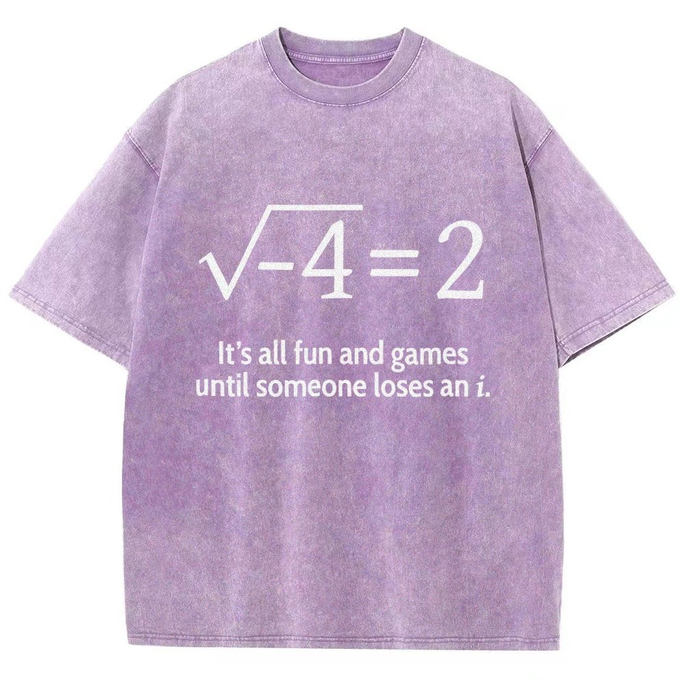 Funny Math Kids Shirt Vintage Distressed T-shirt