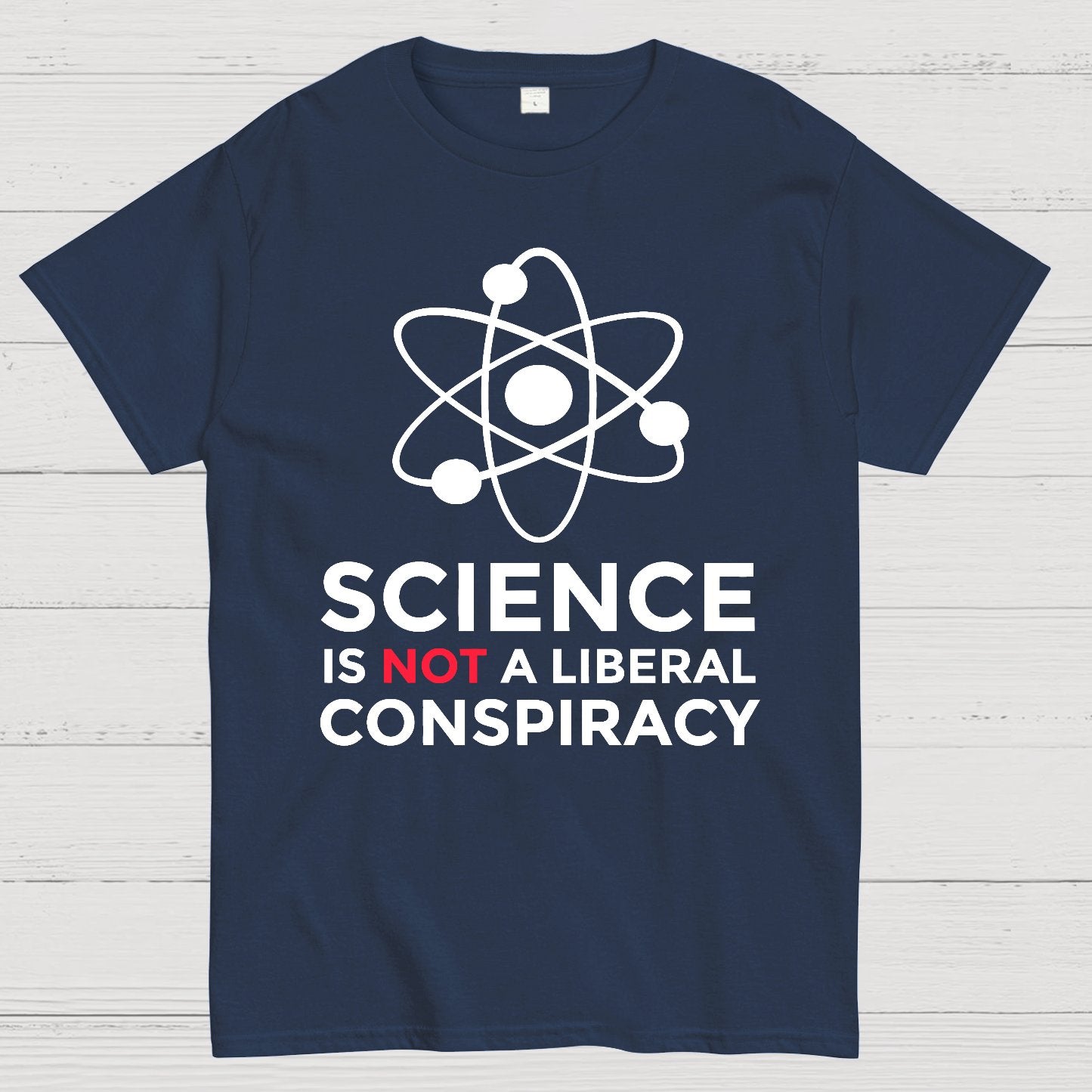 Science Is Not A Liberal Conspiracy Geek T-Shirt