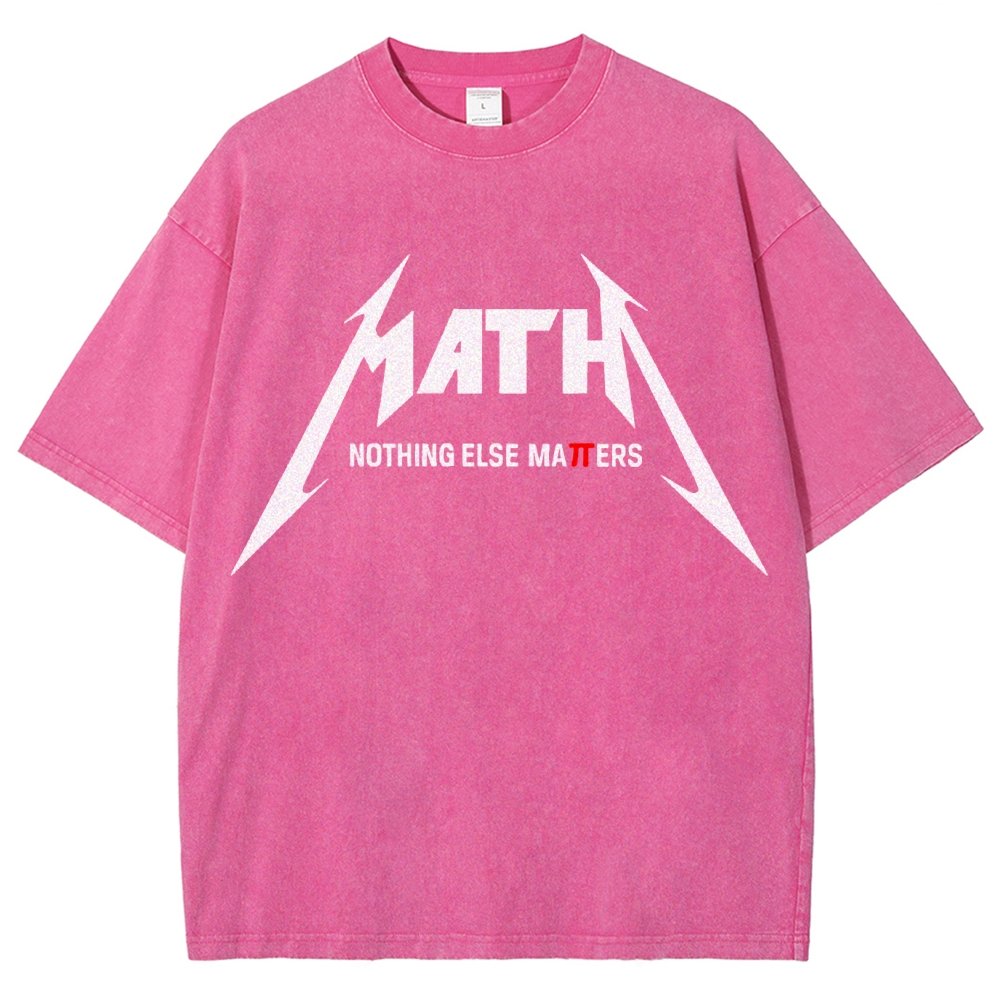 Math Nothing Else Matters Vintage Distressed T-shirt