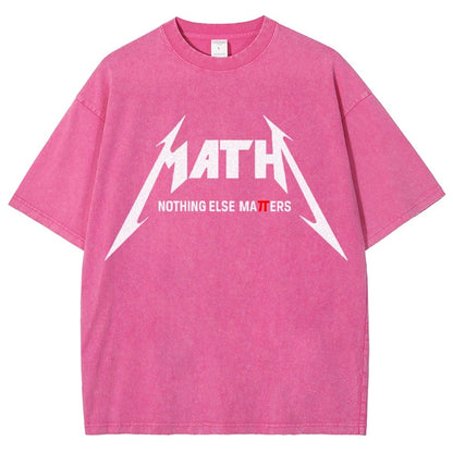 Math Nothing Else Matters Vintage Distressed T-shirt