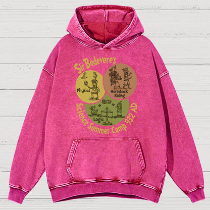 Sir Bedevere’s Science Camp Vintage Distressed Hoodie