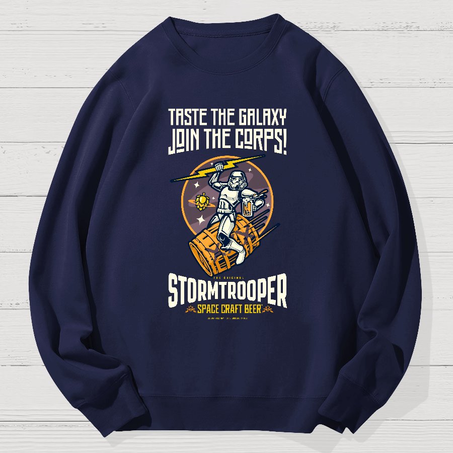 Taste The Galaxy Geek Cotton Sweatshirt