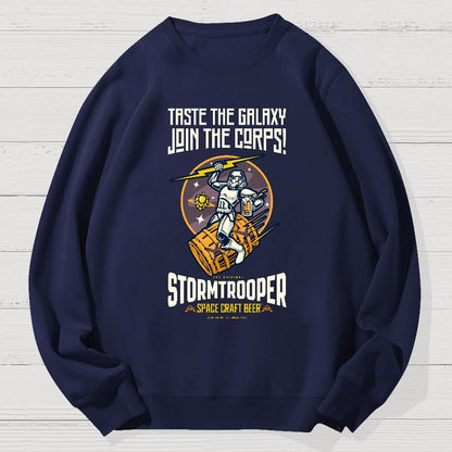 Taste The Galaxy Geek Cotton Sweatshirt