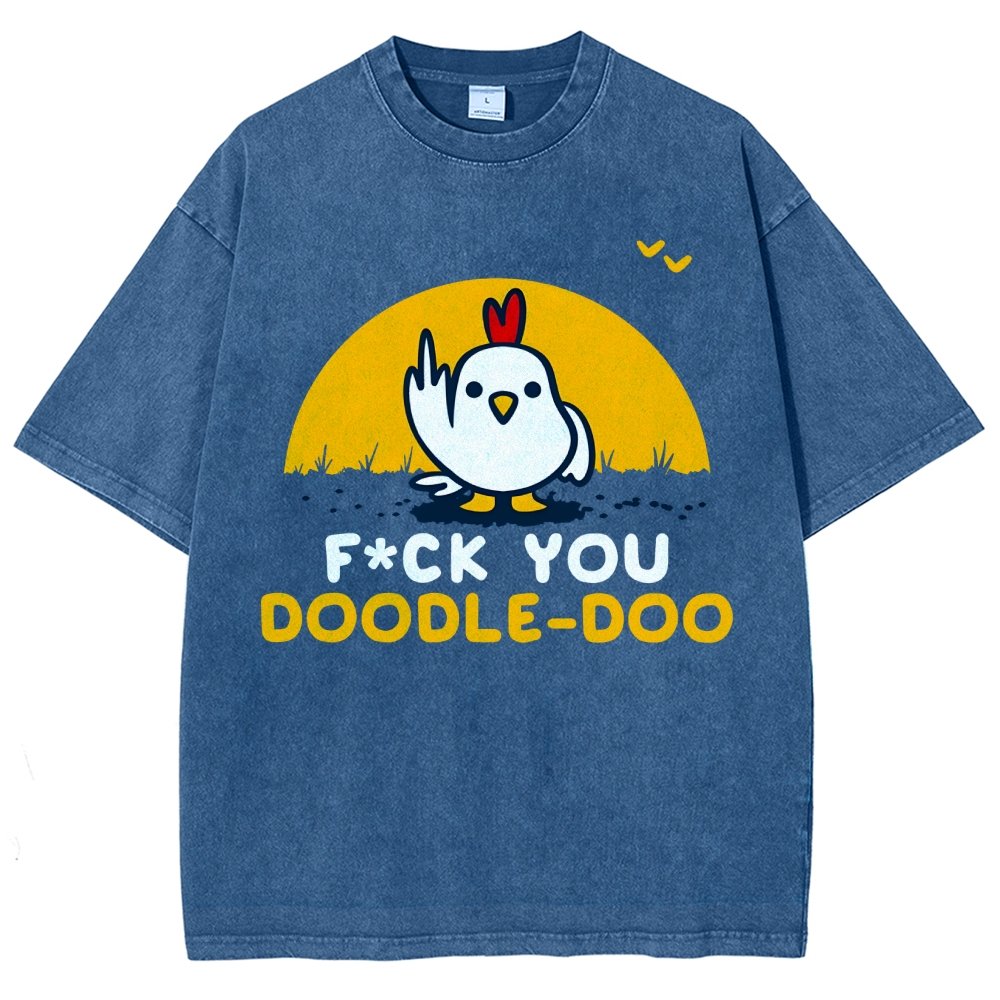 FU Doodle Doo Vintage Distressed T-shirt