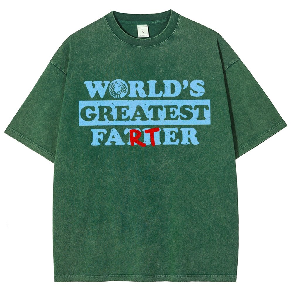 Father's Day Farter Vintage Distressed T-shirt