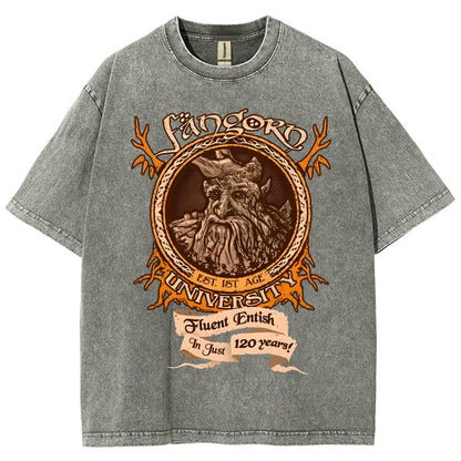 Elden University Vintage Distressed T-shirt