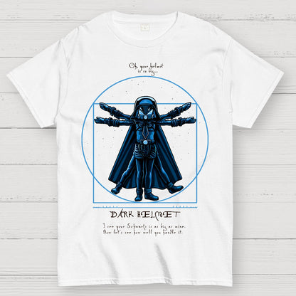 Vitruvian Helmet Geek T-Shirt