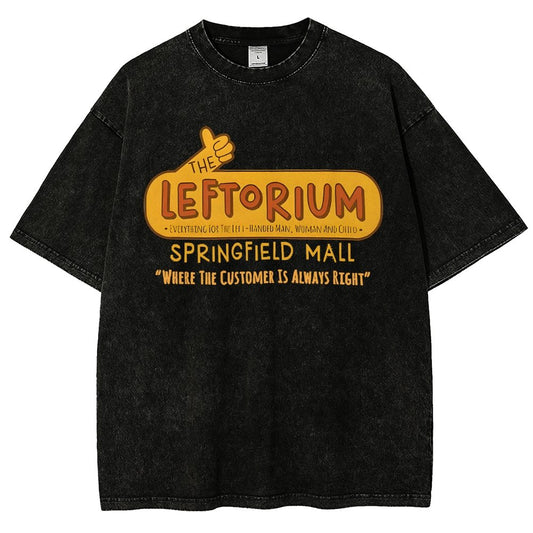 The Leftorium Store Vintage Distressed T-shirt