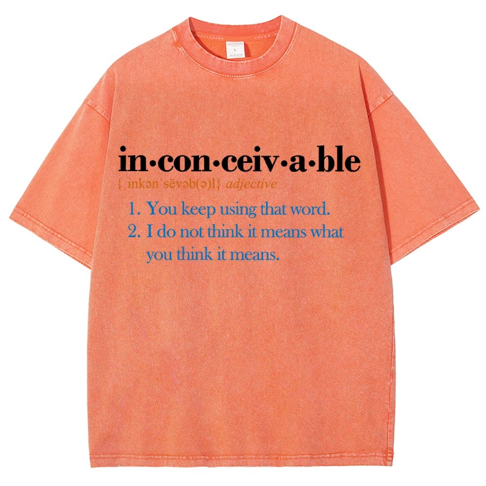 In-con-ceiv-a-ble Vintage Distressed T-shirt