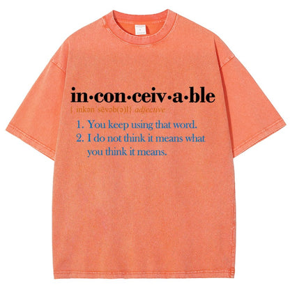 In-con-ceiv-a-ble Vintage Distressed T-shirt