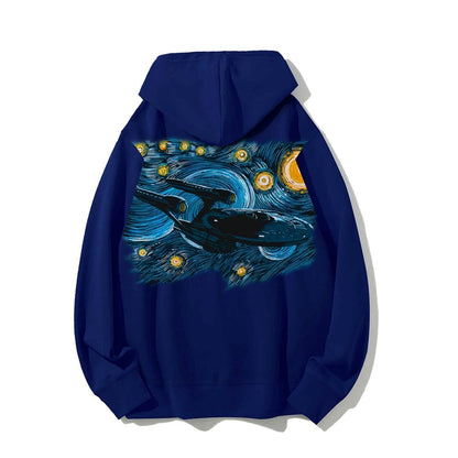 Printed Back Cotton Hoodie