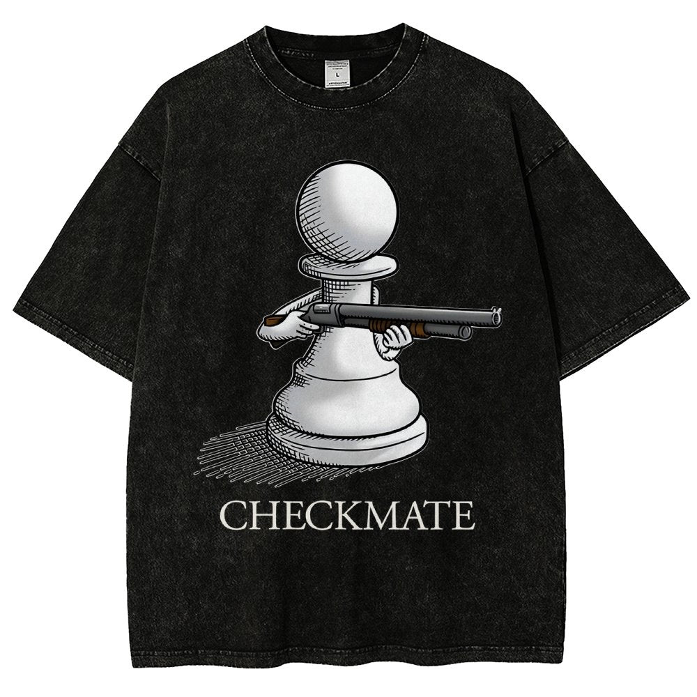 Checkmate Vintage Distressed T-shirt