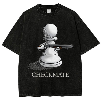 Checkmate Vintage Distressed T-shirt