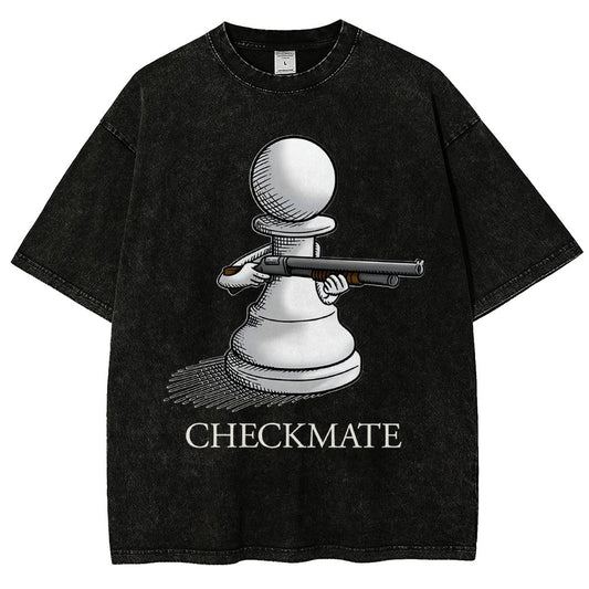 Checkmate Vintage Distressed T-shirt