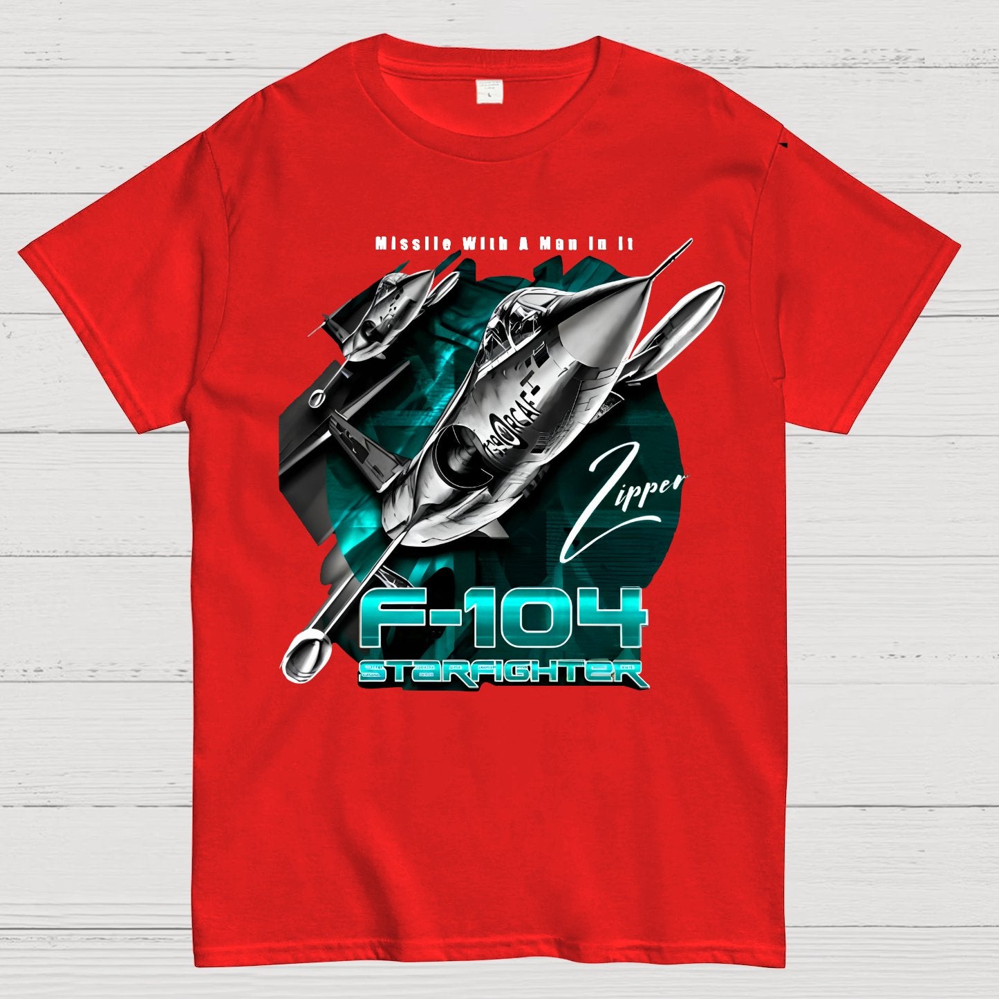 F-104 Starfighter USAF Supersonic Fighter Geek T-Shirt