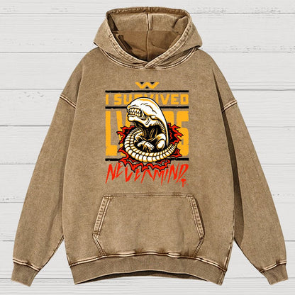 I Survived Vintage Distressed Hoodie