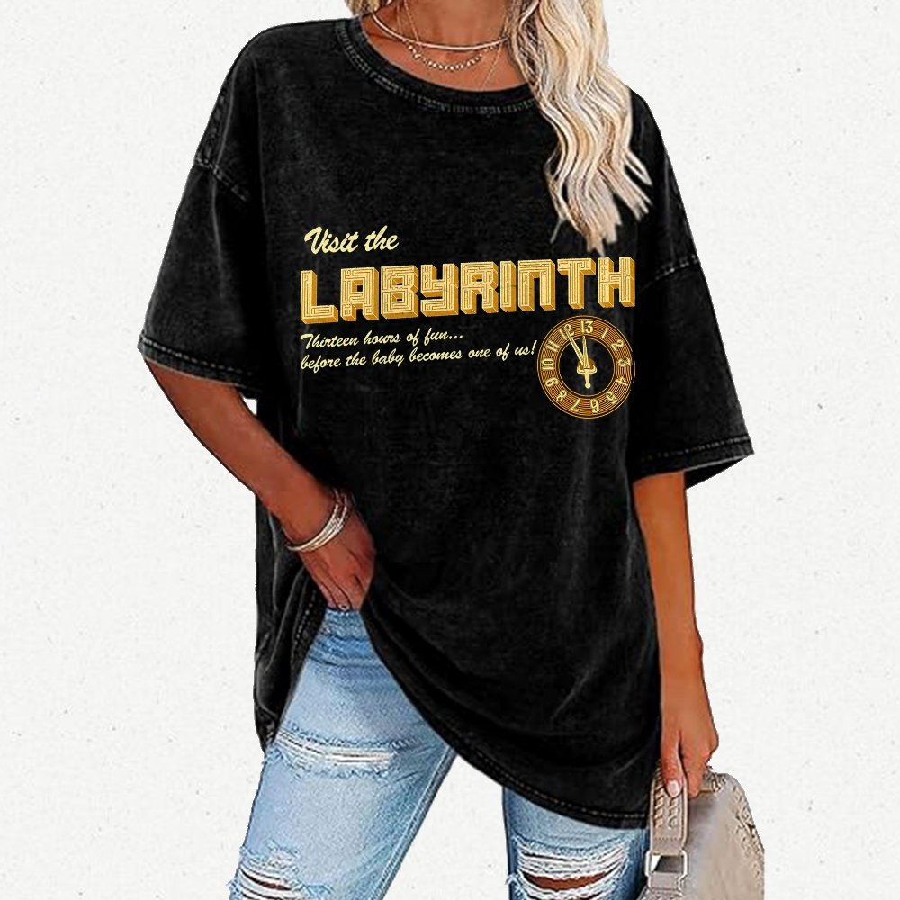 Visit the Maze Vintage Distressed T-shirt