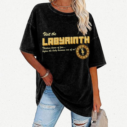 Visit the Maze Vintage Distressed T-shirt