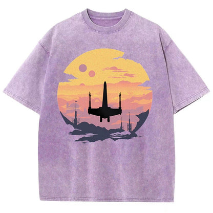 Rogue Fighter Vintage Distressed T-shirt
