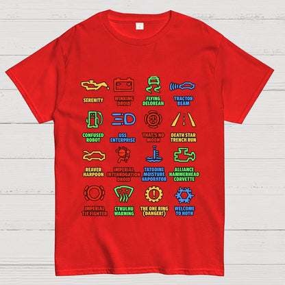 Nerdy Symbols Geek T-Shirt