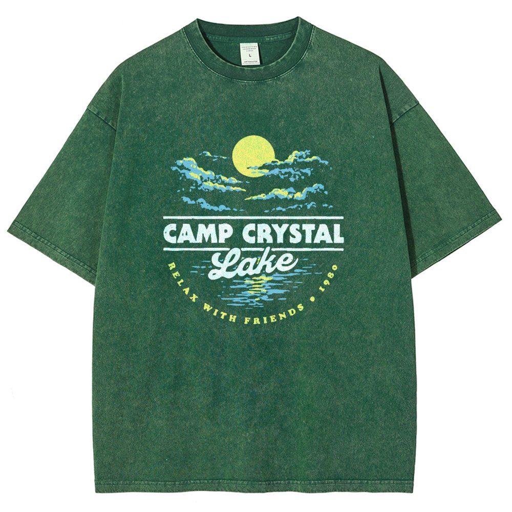 Camp Silver Pine 1980 Vintage Distressed T-shirt