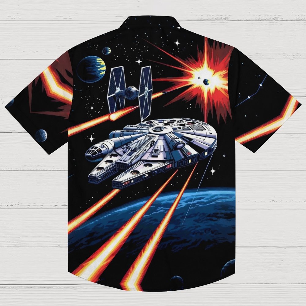 Cosmic Battle Geek Hawaiian Shirt