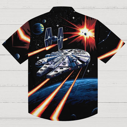 Cosmic Battle Geek Hawaiian Shirt