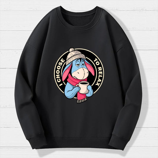 I Chose To Relax Geek Cotton Sweatshirt