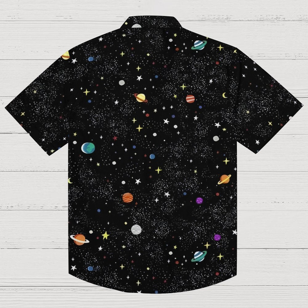 Galaxy Planet Series Print Geeky Shirt