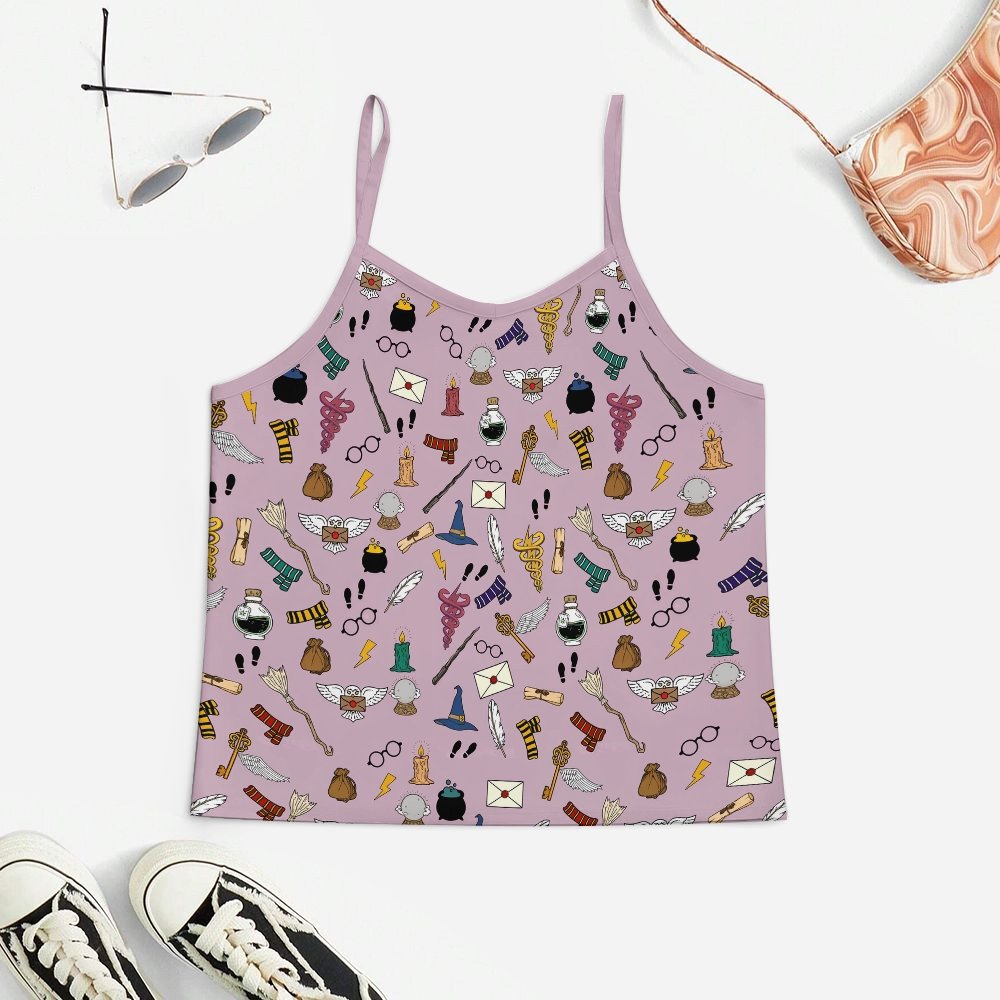 Peace Symbols Women's Geek Suspender Cami Set