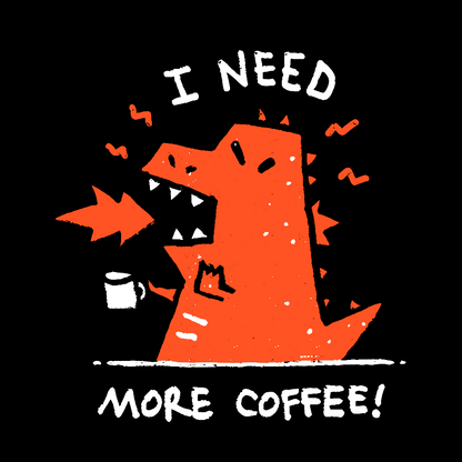 I Need Coffee Geek T-Shirt