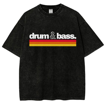 Drum N Bass Vintage Distressed T-shirt