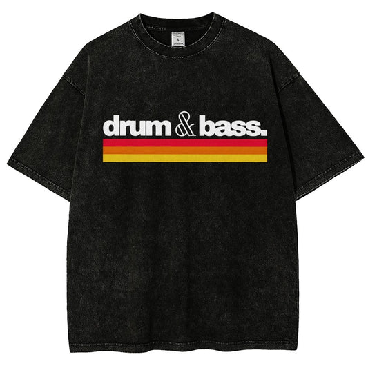 Drum N Bass Vintage Distressed T-shirt