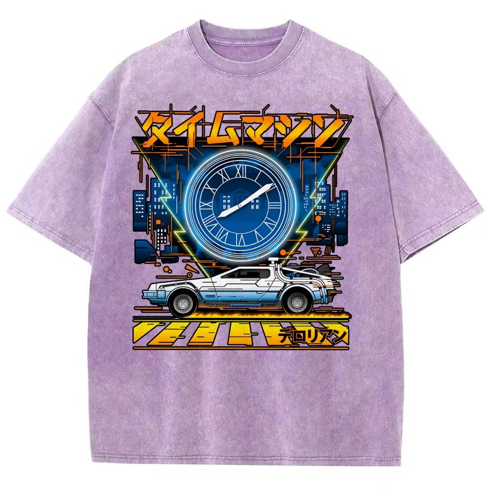 Time Machine Vintage Distressed T-shirt