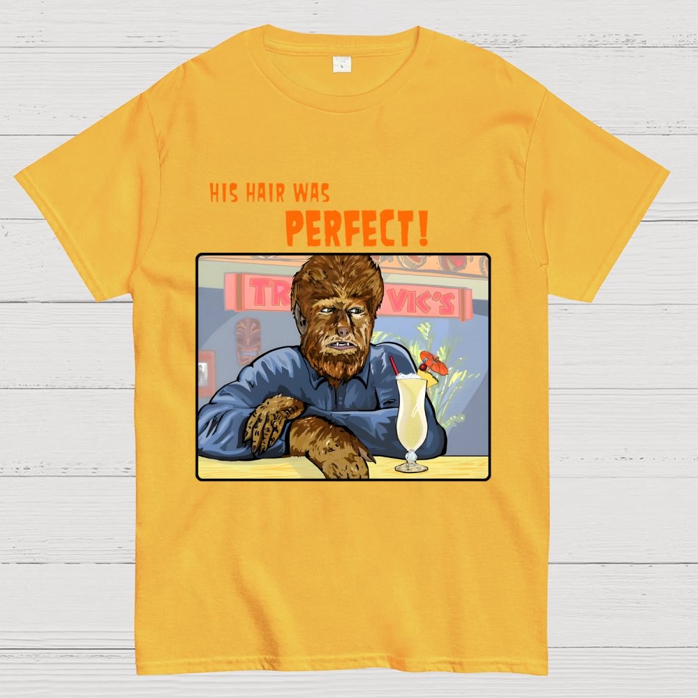 His Hair Was Perfect Geek T-Shirt