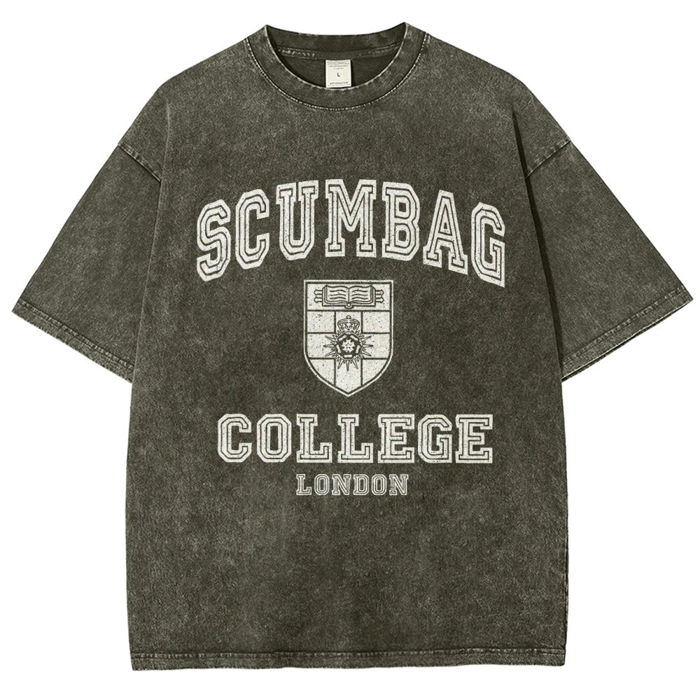 Scumbag College Vintage Distressed T-shirt