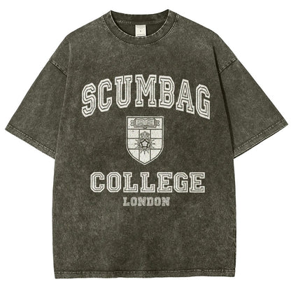 Scumbag College Vintage Distressed T-shirt