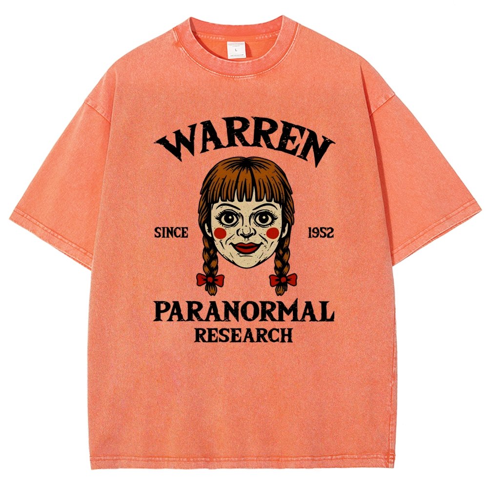 Warren Paranormal Research Vintage Distressed T-shirt