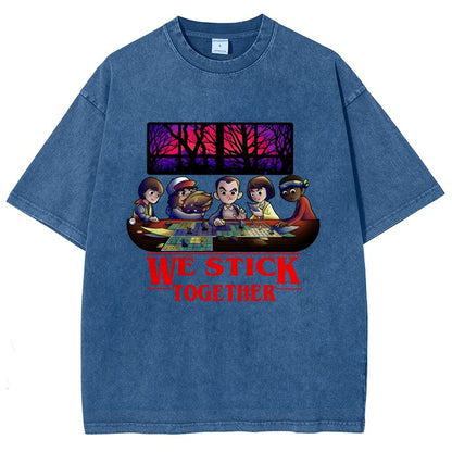 We Stick Together Vintage Distressed T-shirt