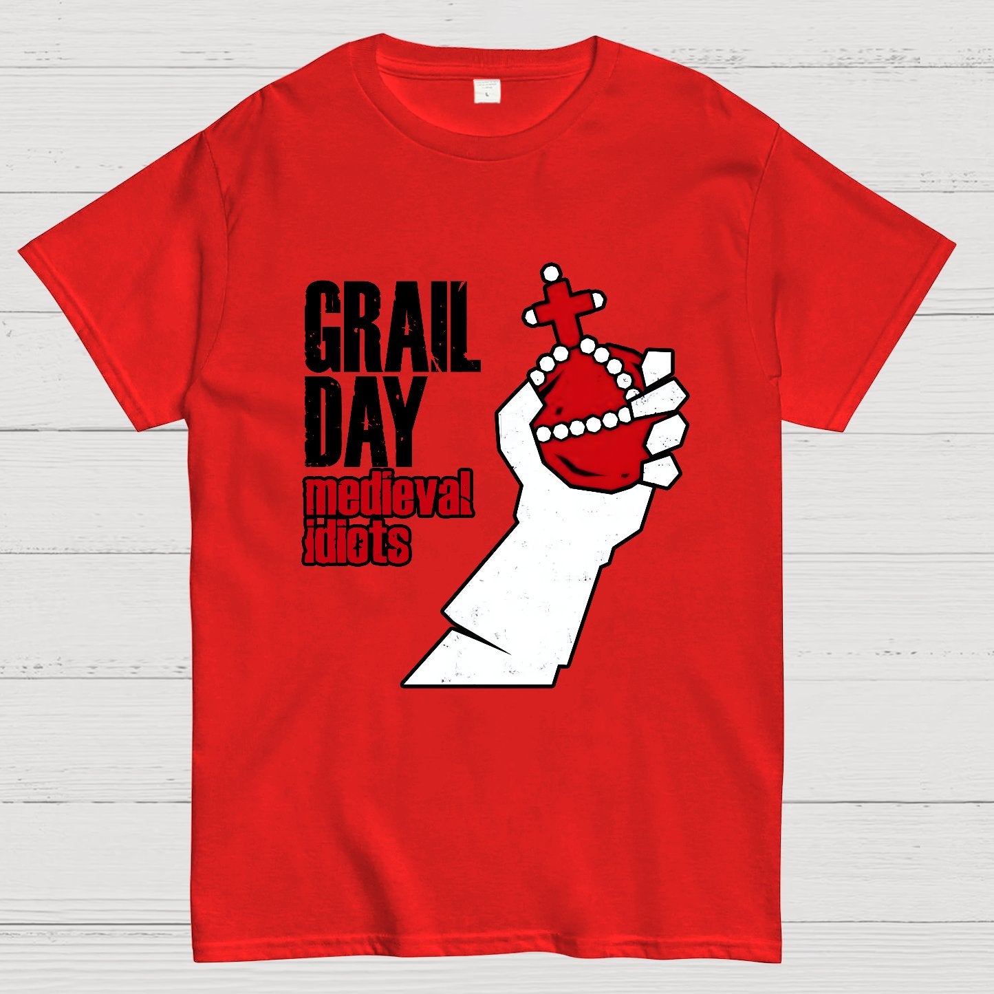 Medieval Idiots Geek T-Shirt