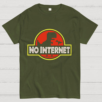 No Internet！ Geeky T-Shirt