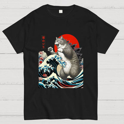 Catzilla Cat Japanese Art T-Shirt