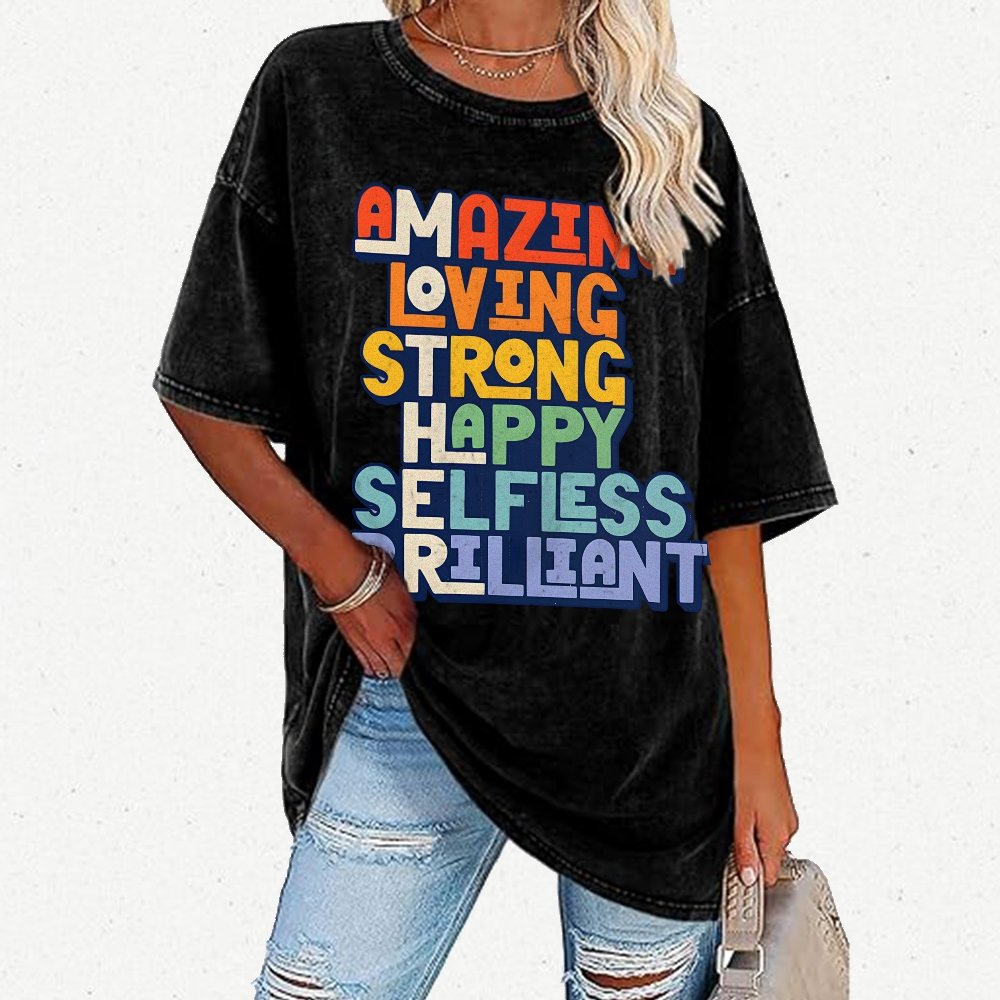 Amazing Mother Vintage Distressed T-shirt